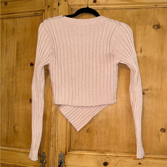 Altar'd State Blush Ribbed Knit Sweater - Picture 3 of 7